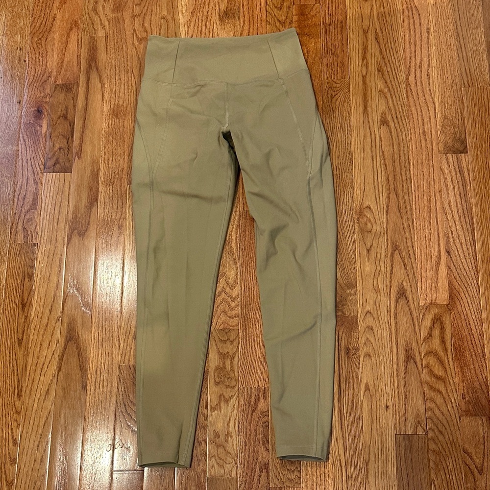 Girlfriend Collective High-Waisted Tan Leggings